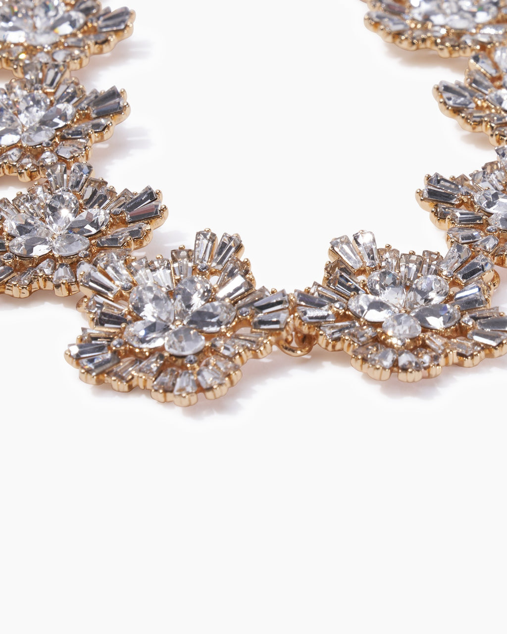 Collar de copo de nieve de cristal