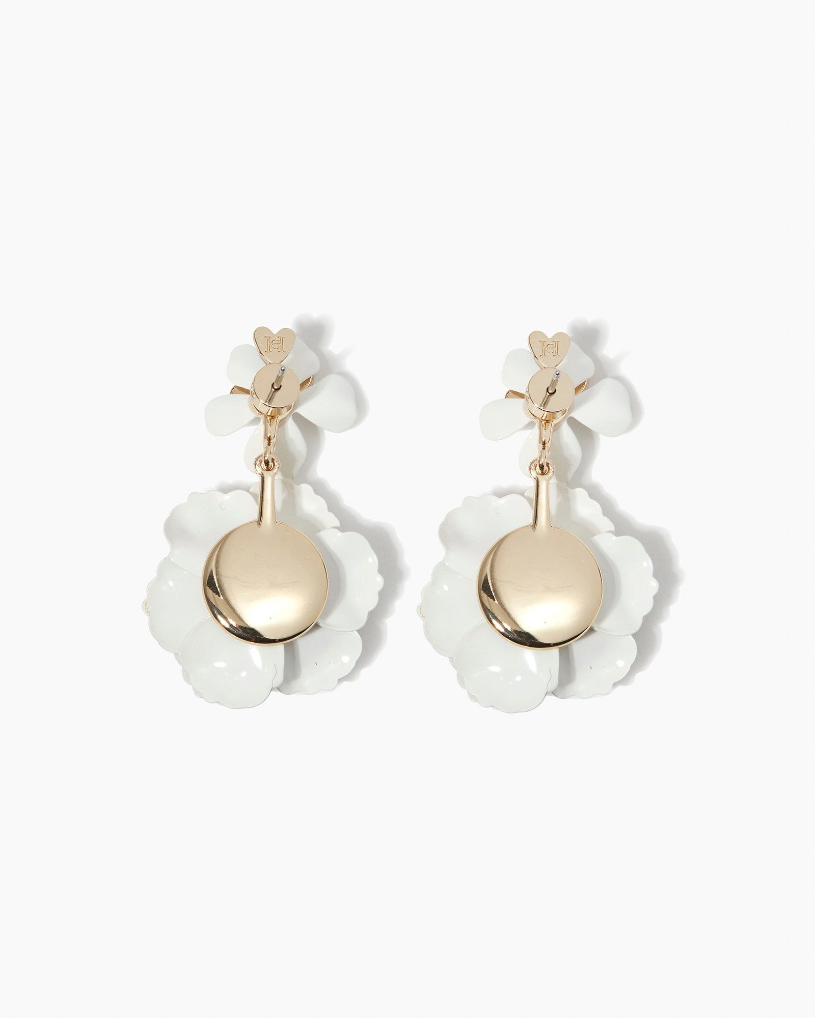 Pendientes colgantes florales