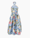 Vestido de cuello halter con estampado floral de China color floral