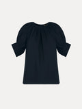 Imagen de Blusa de georgette de seda fruncida