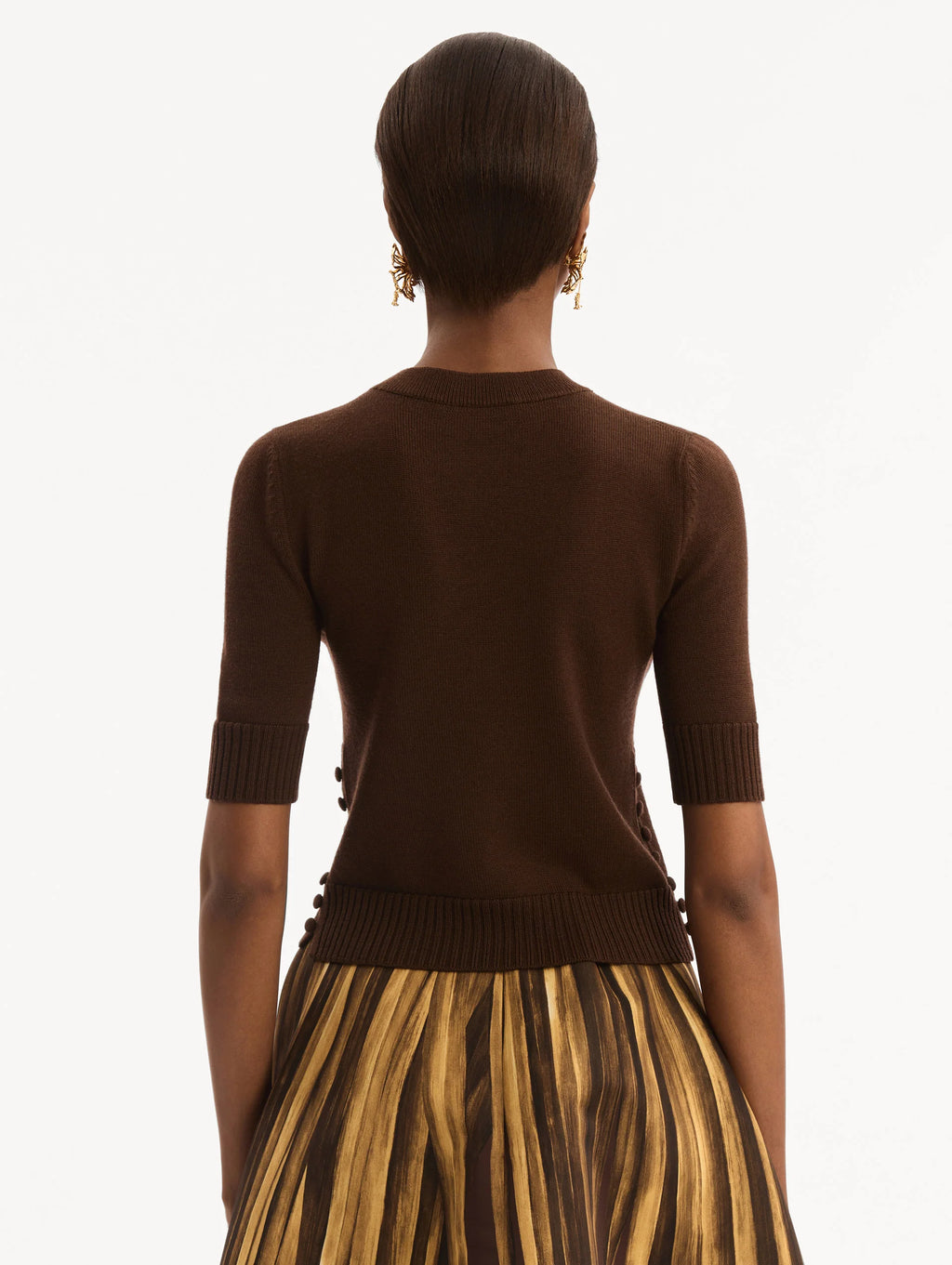 Jersey con detalle de botones