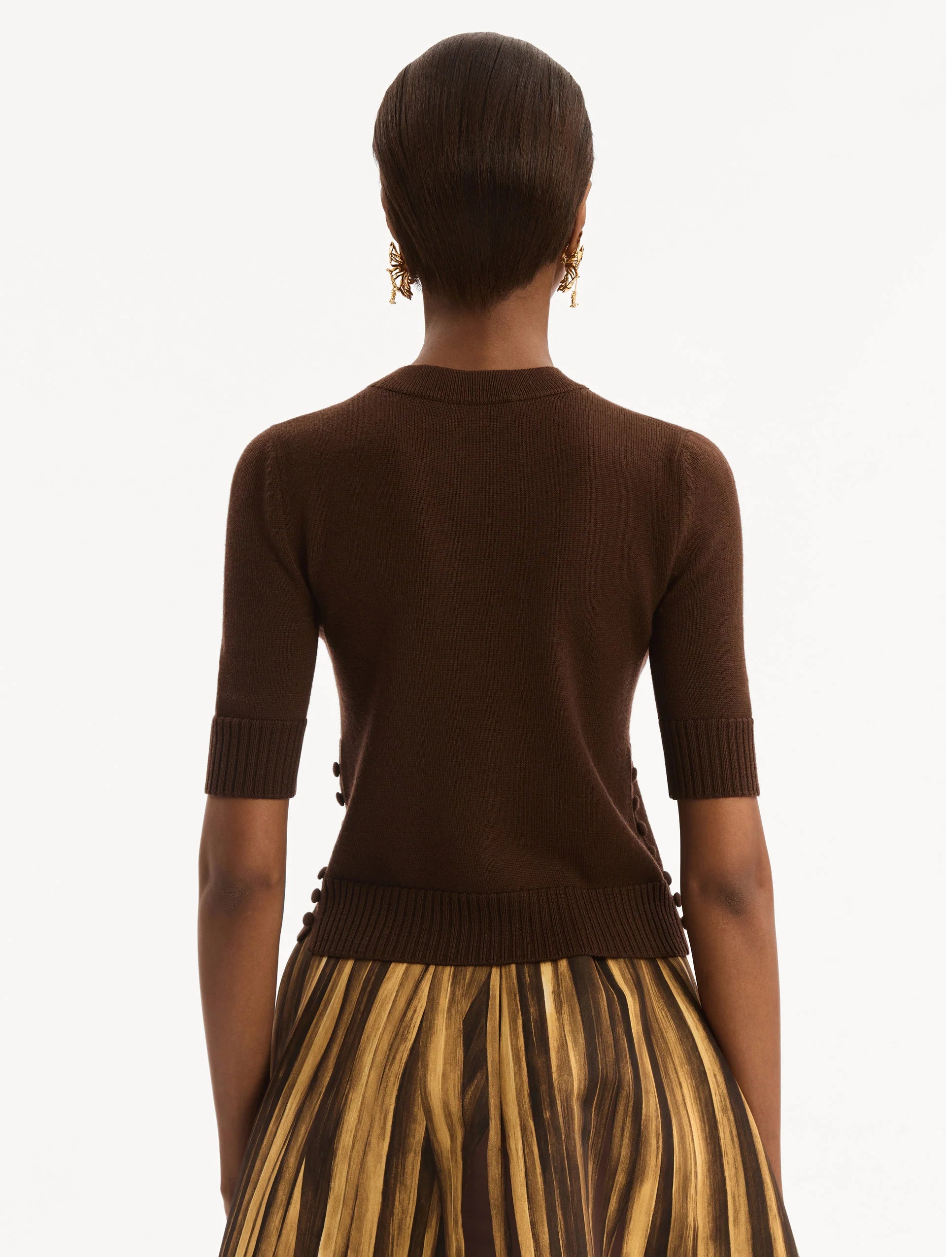 Jersey con detalle de botones