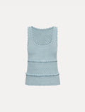 Blusa Celeste Sin Mangas color blue