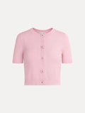 Blusa con botones florales color floral; pink