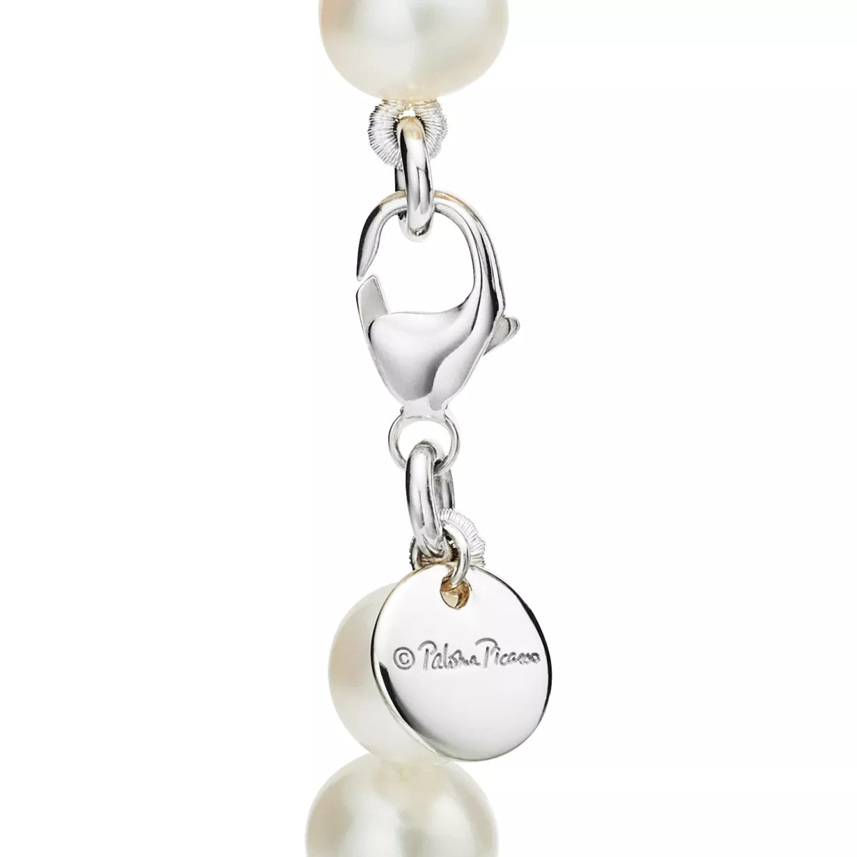 Pulsera de corazón de perlas de hoja de olivo