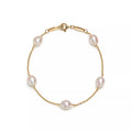 Pulsera Pearls by the Yard color gold