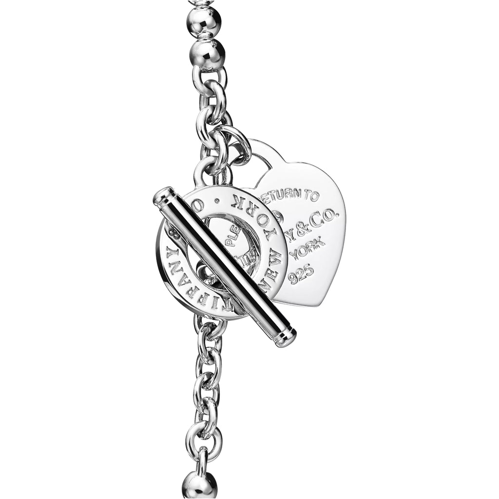Pulsera de cuentas envolvente en plata con perlas y un diamante