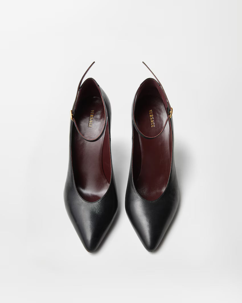 Zapatos de salón de cuero