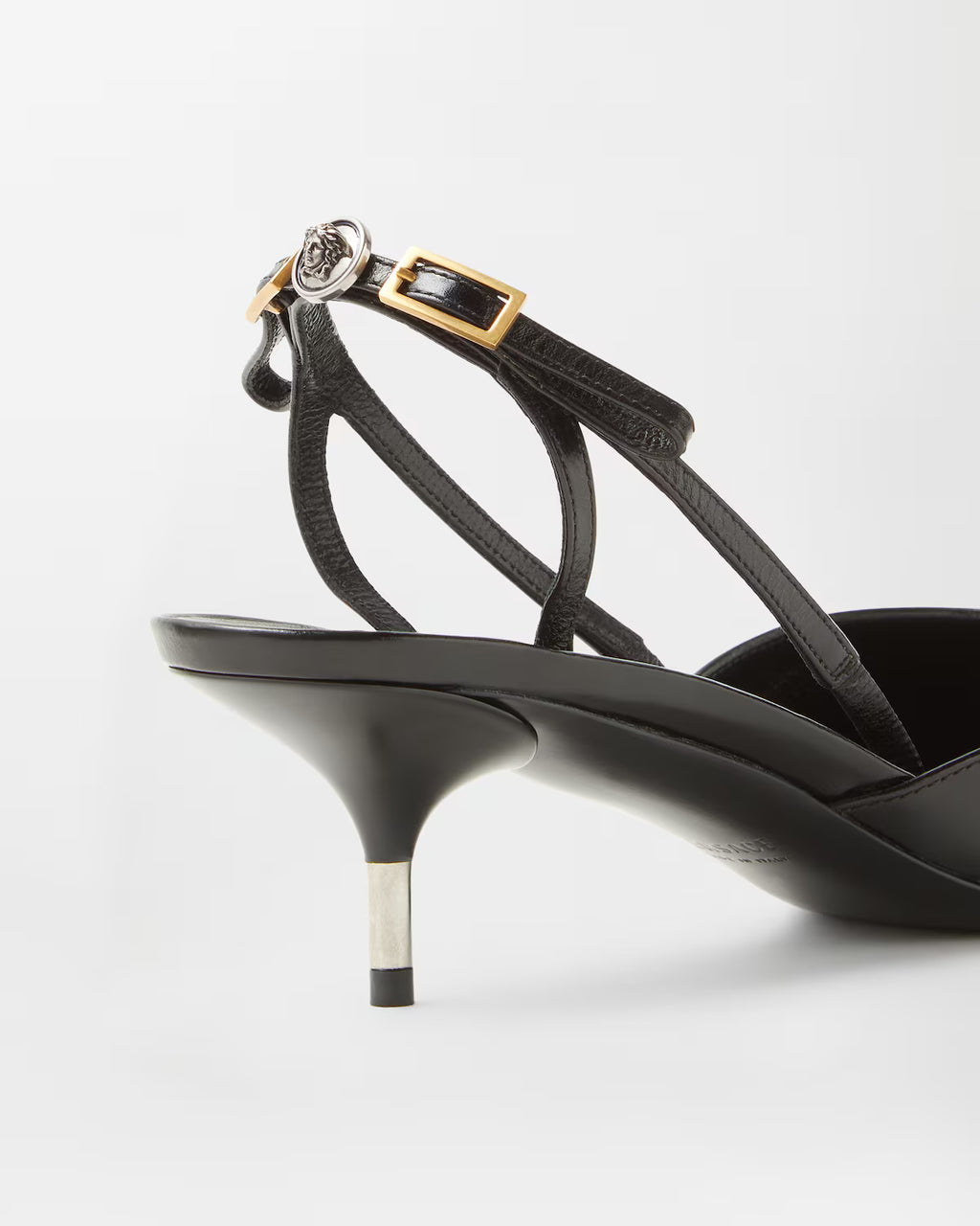 Slingbacks de cuero