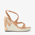 Zapatillas Ayla 110 color brown; floral