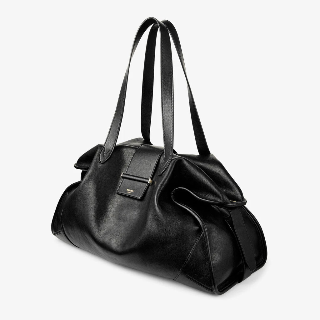 Bolso de cuero negro