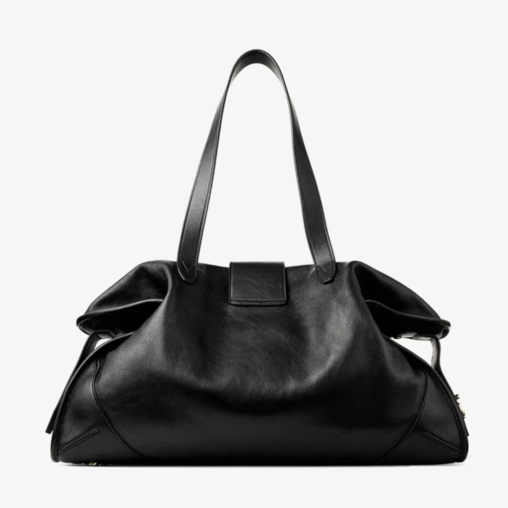 Bolso de cuero negro