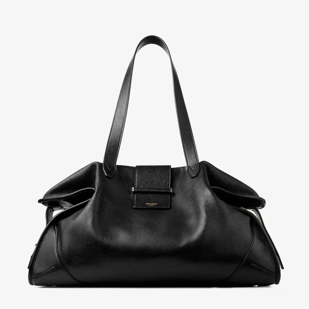 Bolso de cuero negro color black