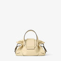 Bolso de cuero Buttermilk Biker color white; yellow