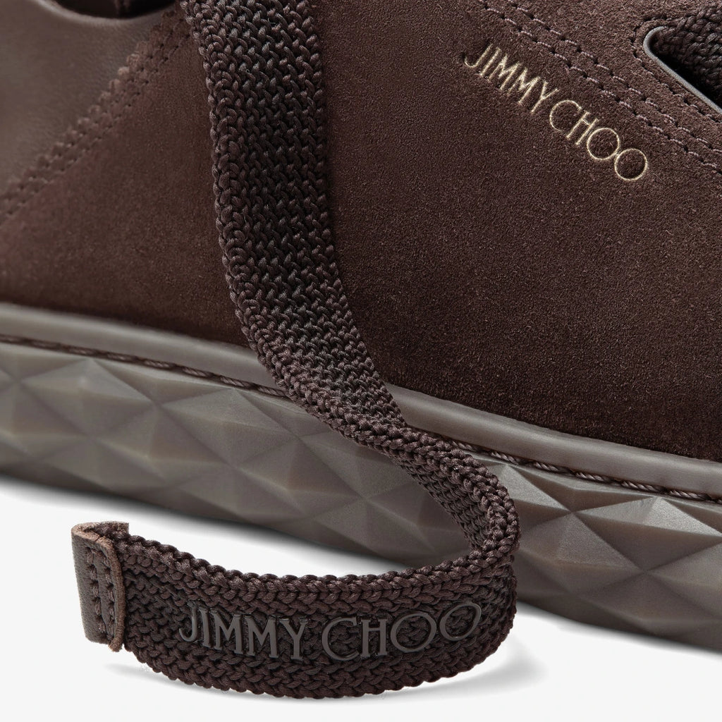 Zapatillas de ante y cuero chocolate
