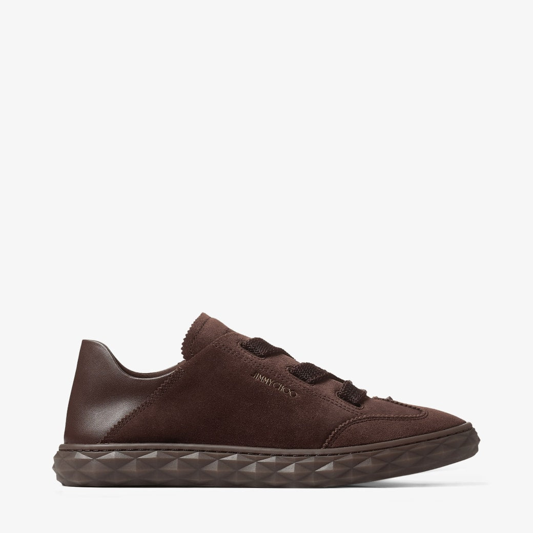 Zapatillas de ante y cuero chocolate