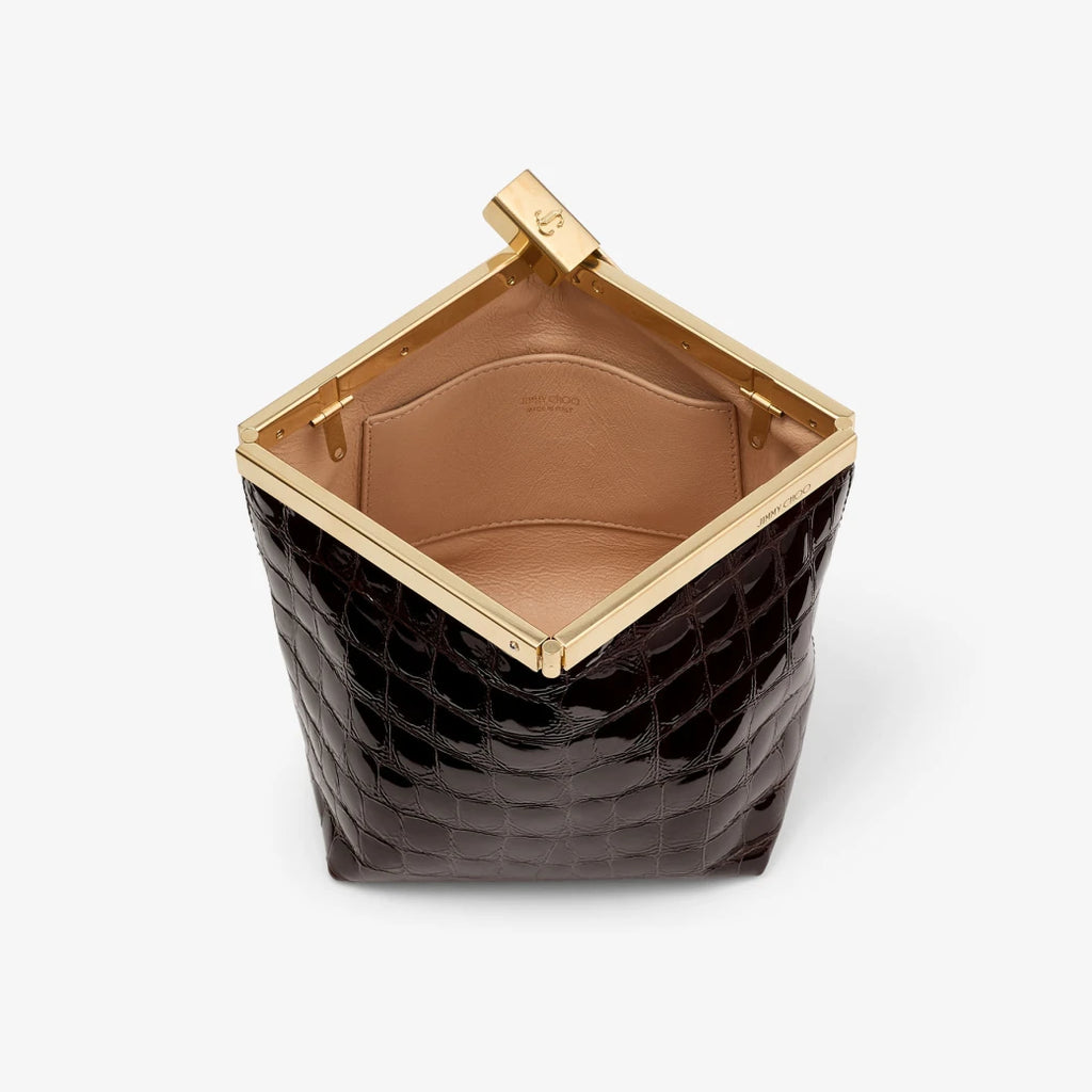 Bolso de mano de cuero