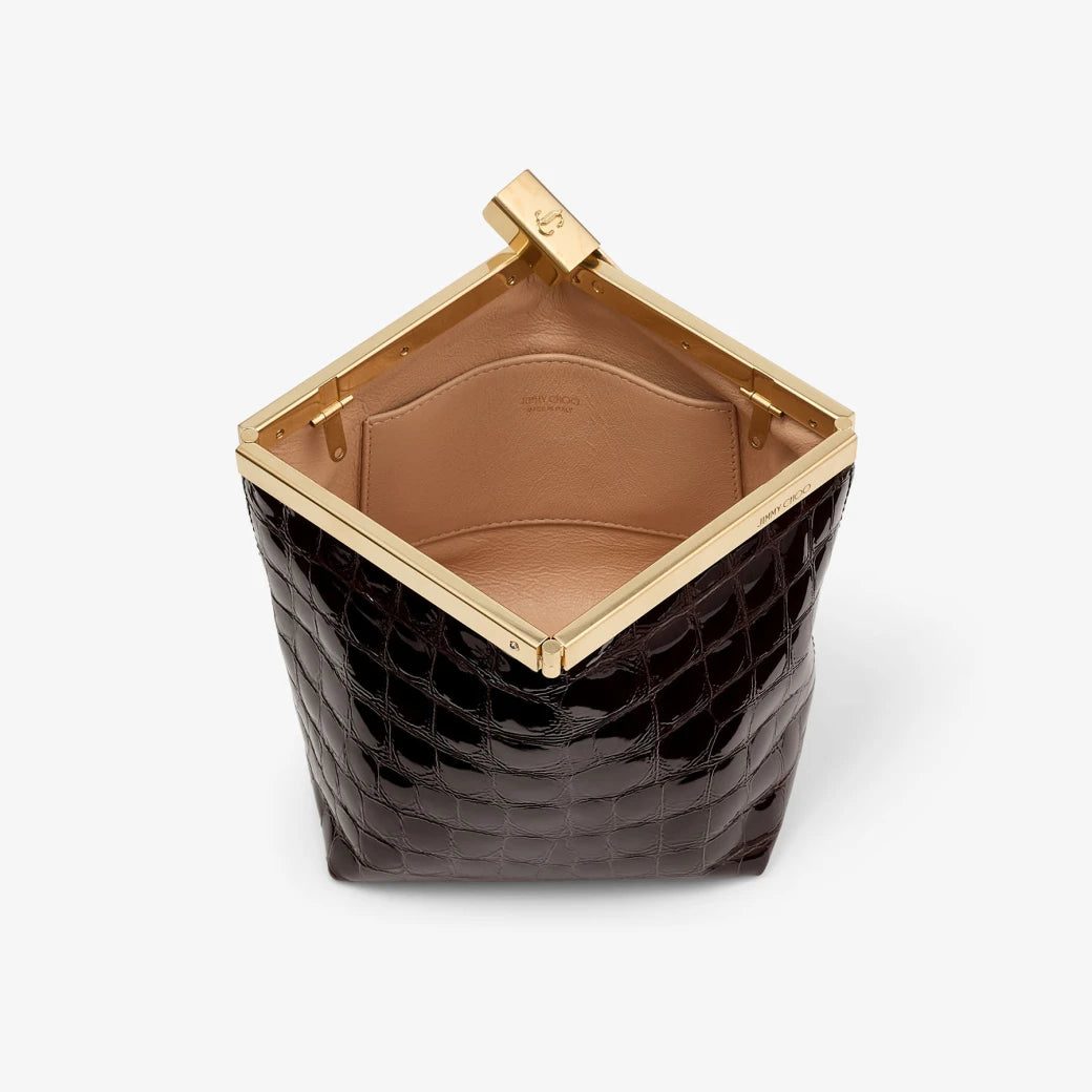 Bolso de mano de cuero