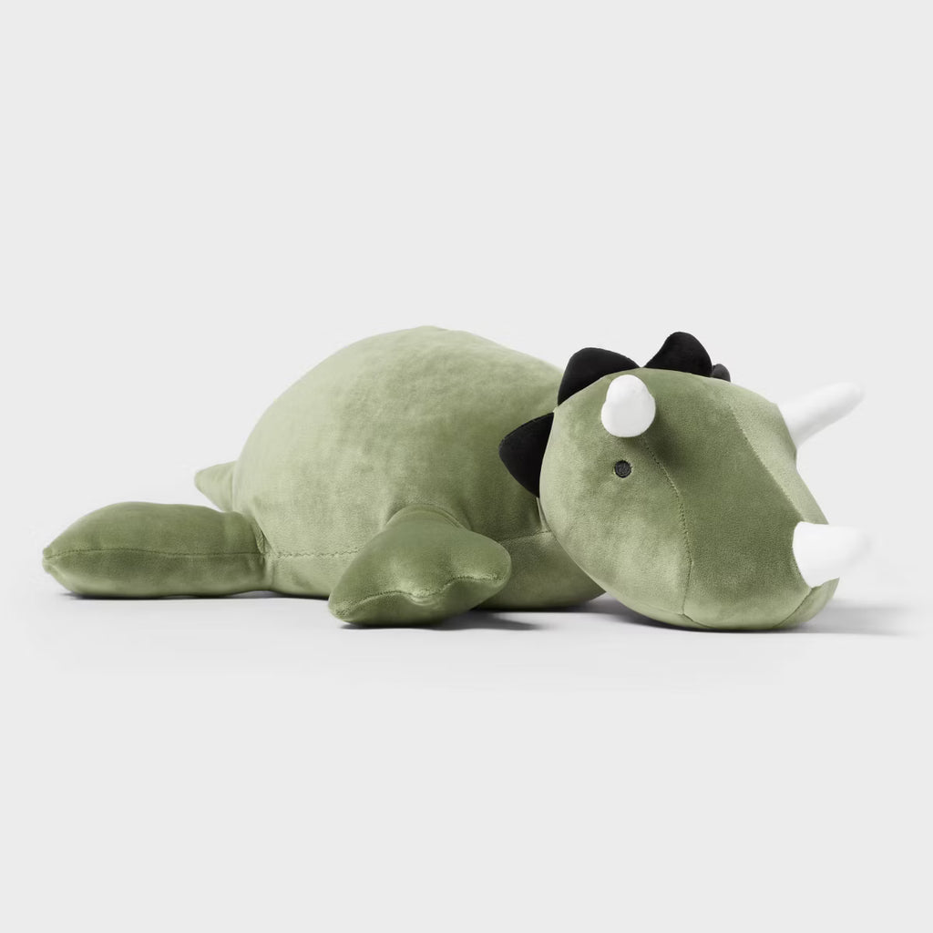 Imagen de Peluche con Peso de Dinosaurio Verde - Pillowfort™