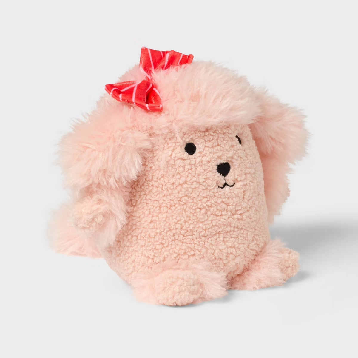 Imagen de Peluche con Peso Mini de Perrito Poodle Rosa - Pillowfort™