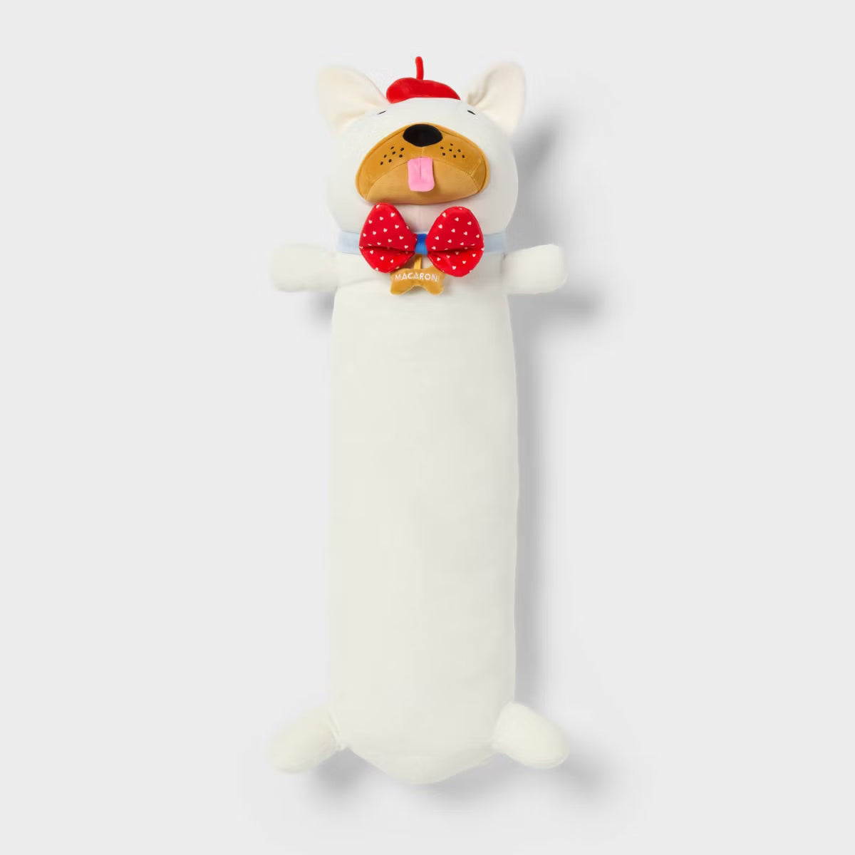Imagen de Peluche con Peso Alargado de Perrito Bulldog Francés Crema - Pillowfort™