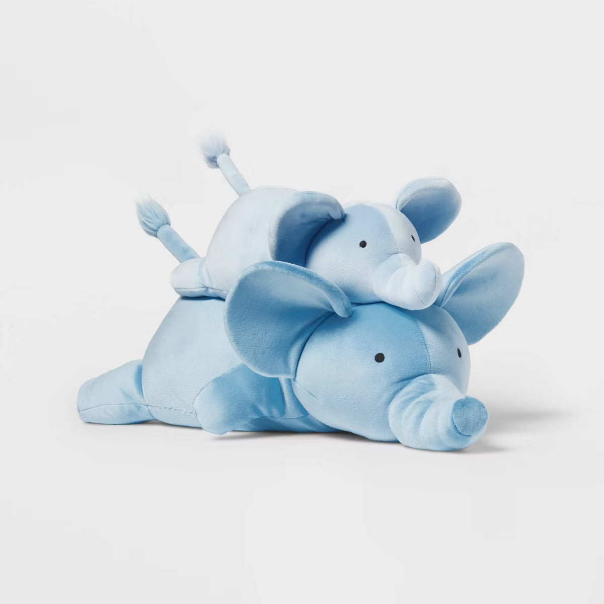 Imagen de Peluche con Peso de Elefante y Bebé Azul - Pillowfort™