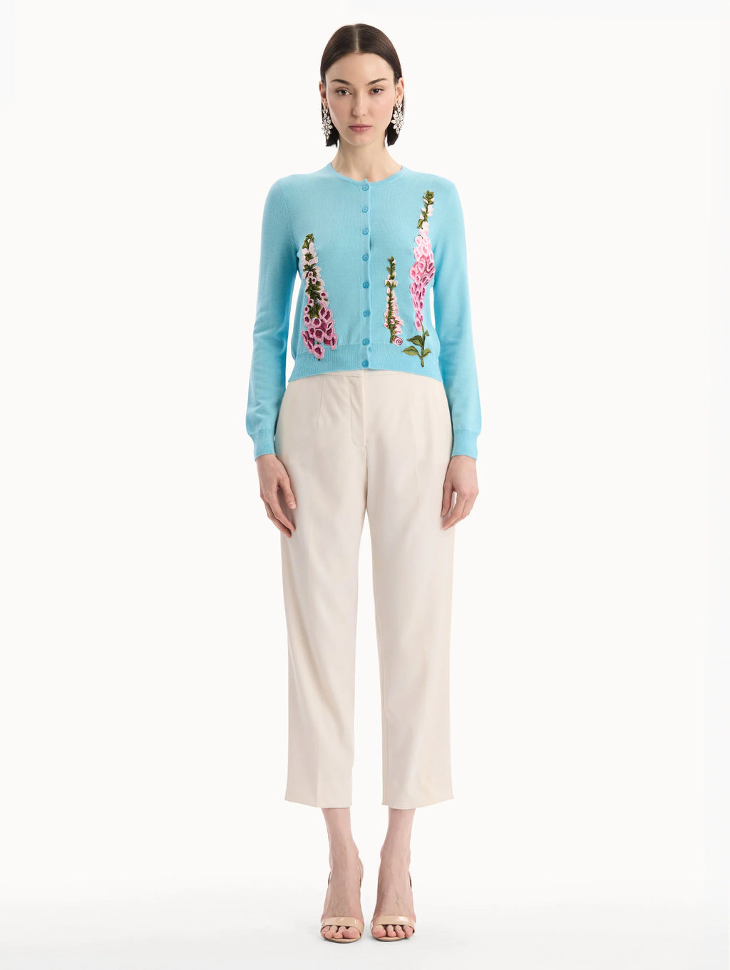 Blusa con bordado con hilo