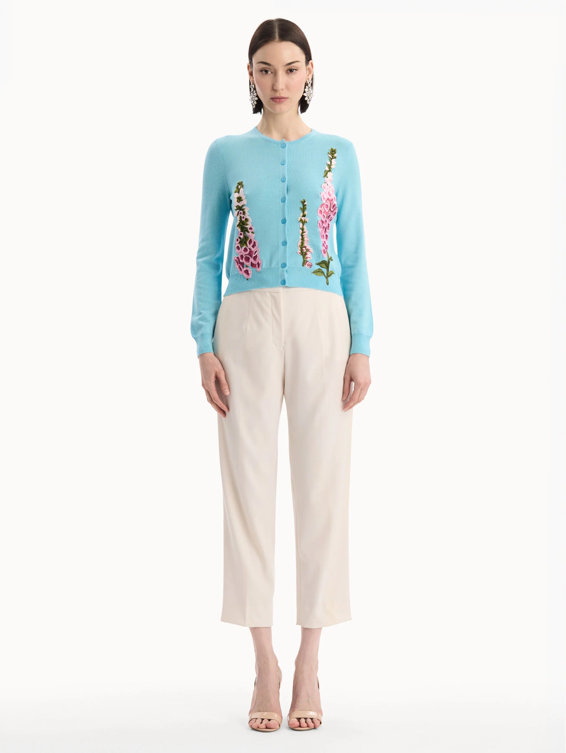 Blusa con bordado con hilo