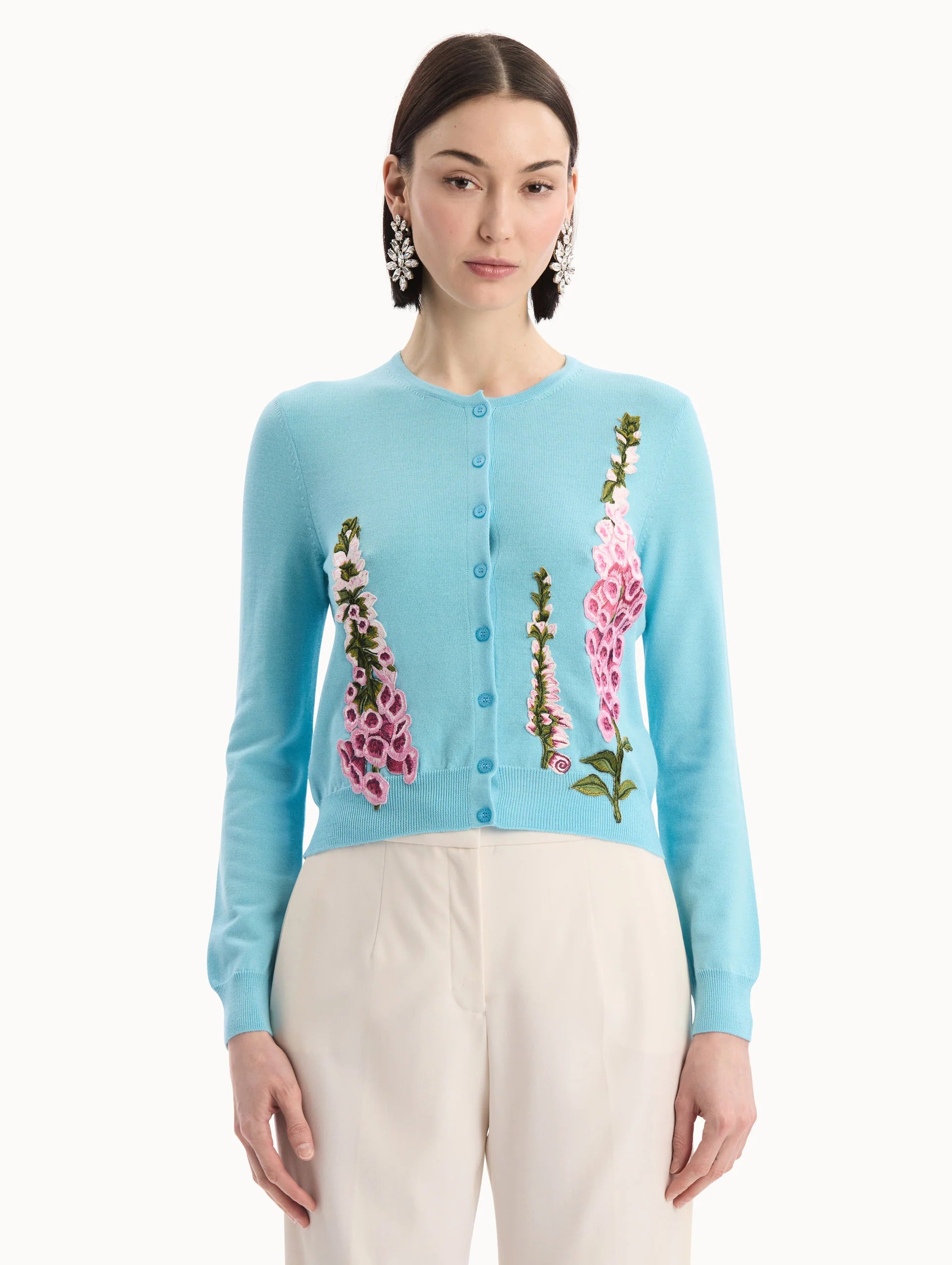 Blusa con bordado con hilo