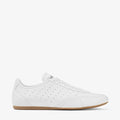 Zapatillas bajas de cuero color white