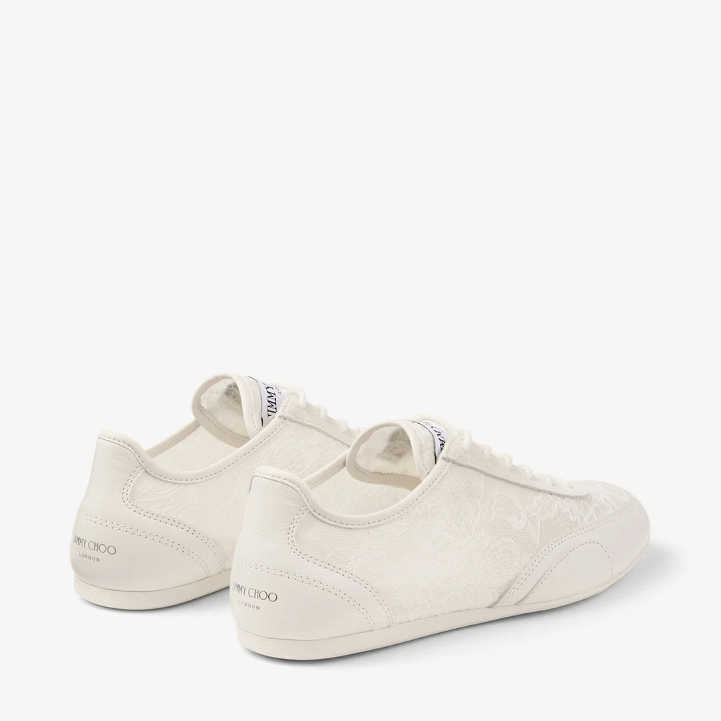 Zapatillas bajas de encaje