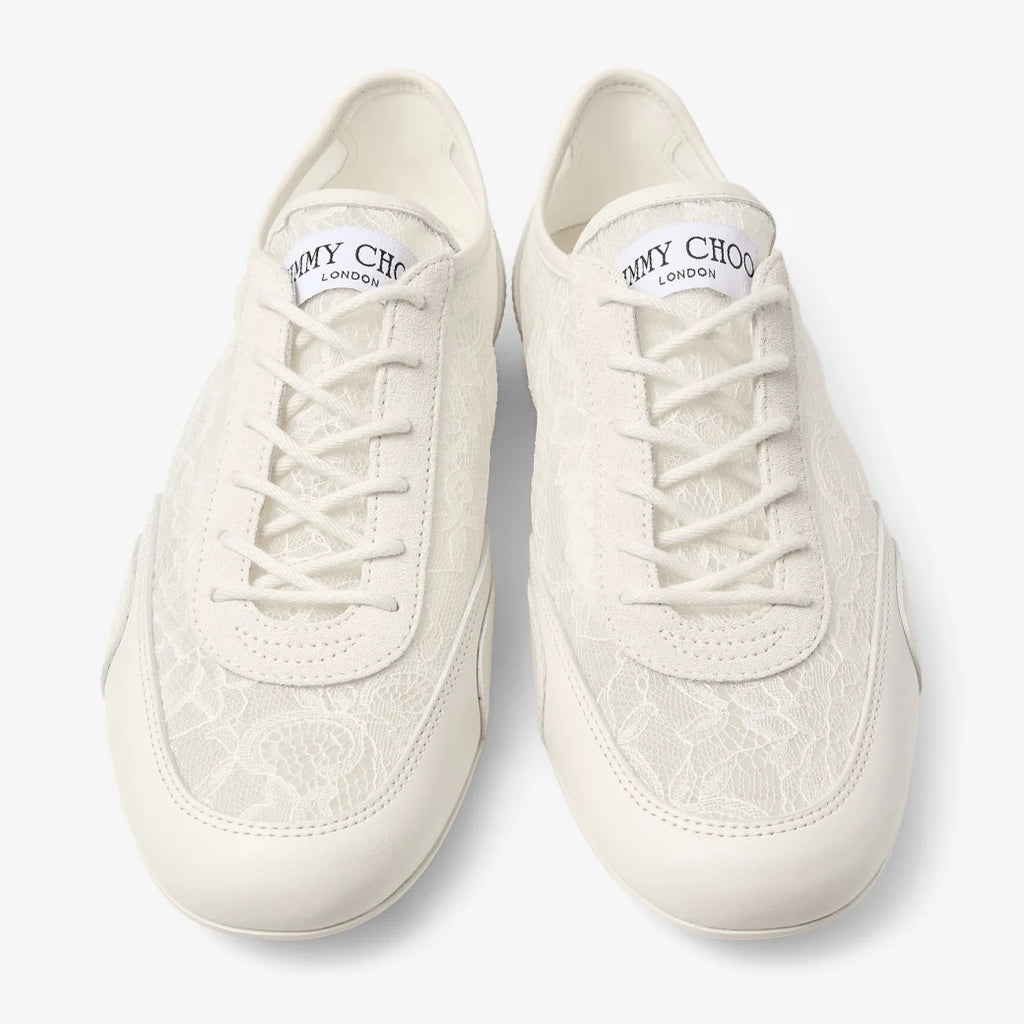 Zapatillas bajas de encaje