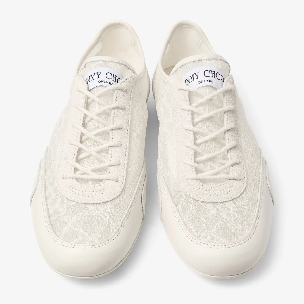 Zapatillas bajas de encaje