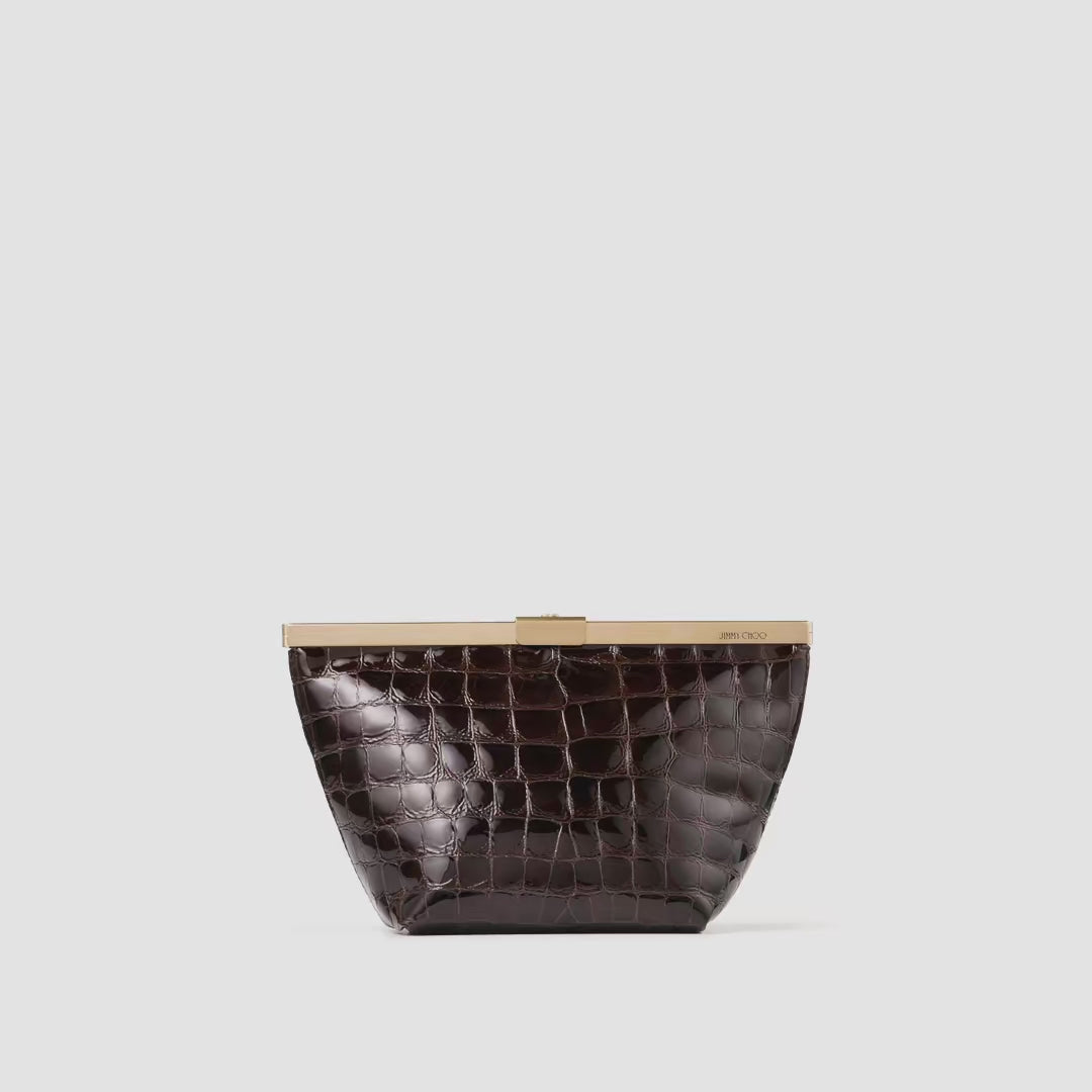 Bolso de mano de cuero